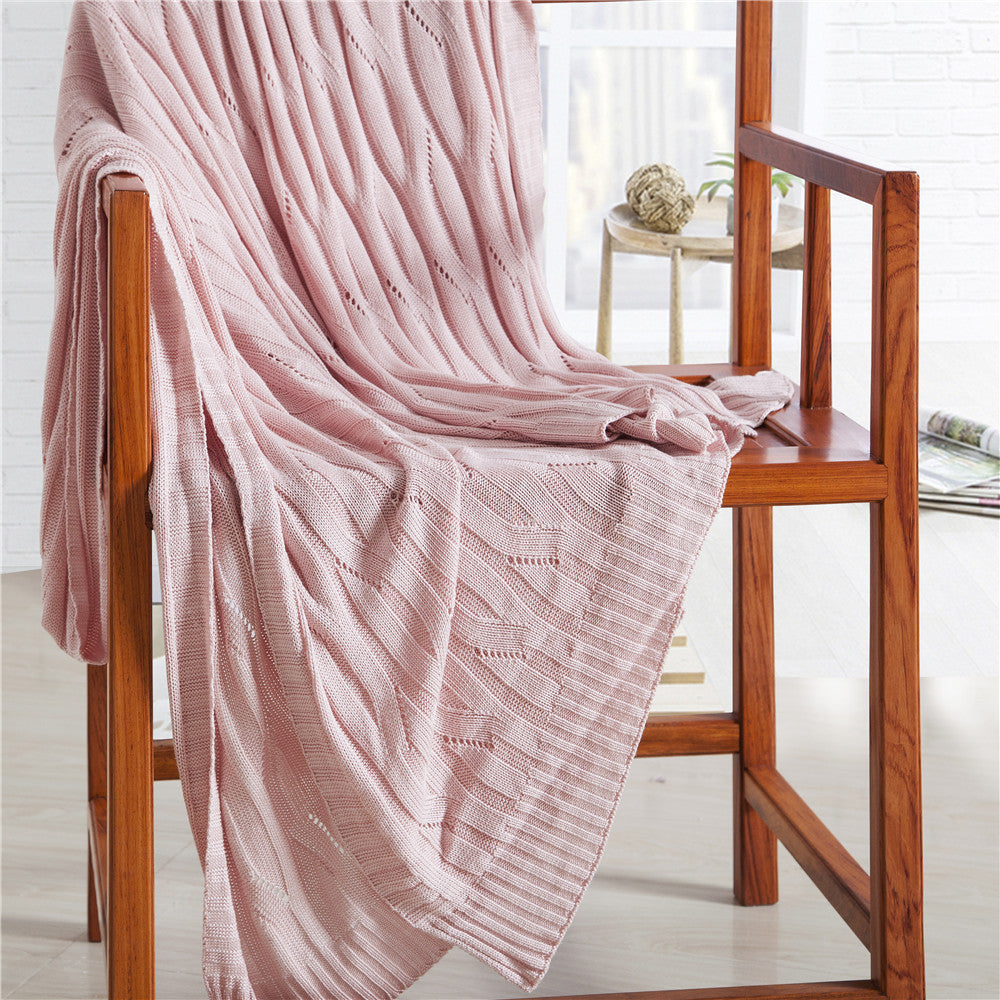 Ultra Soft Bamboo Fiber Knitted Blanket