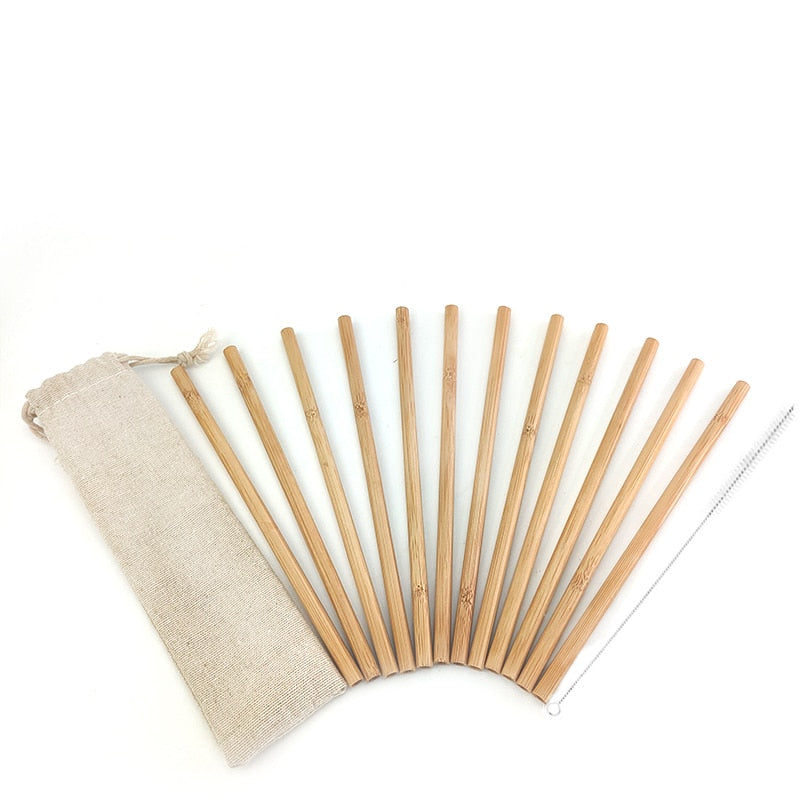 Natural Bamboo Drinking Straws