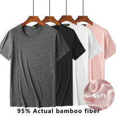 Men's Crew Neck Bamboo Fiber Shirt