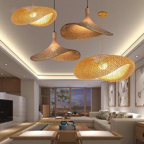 Handcrafted Bamboo Chandelier