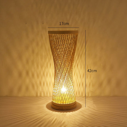 Elegant Bamboo Table Lamp