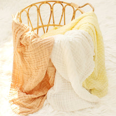 Bamboo Cotton Baby Receiving Blanket